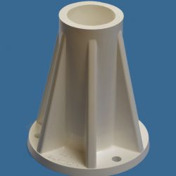 Saftron Beige 6" Surface Mounting Base
