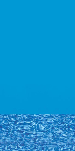 Swimline 18' Round Blue Wall/Swirl Bottom 48"-52" Overlap 25GA Liner