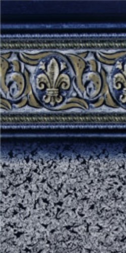 Embassy 12' x 24' Oval Trinity 52" Beaded 25GA Liner