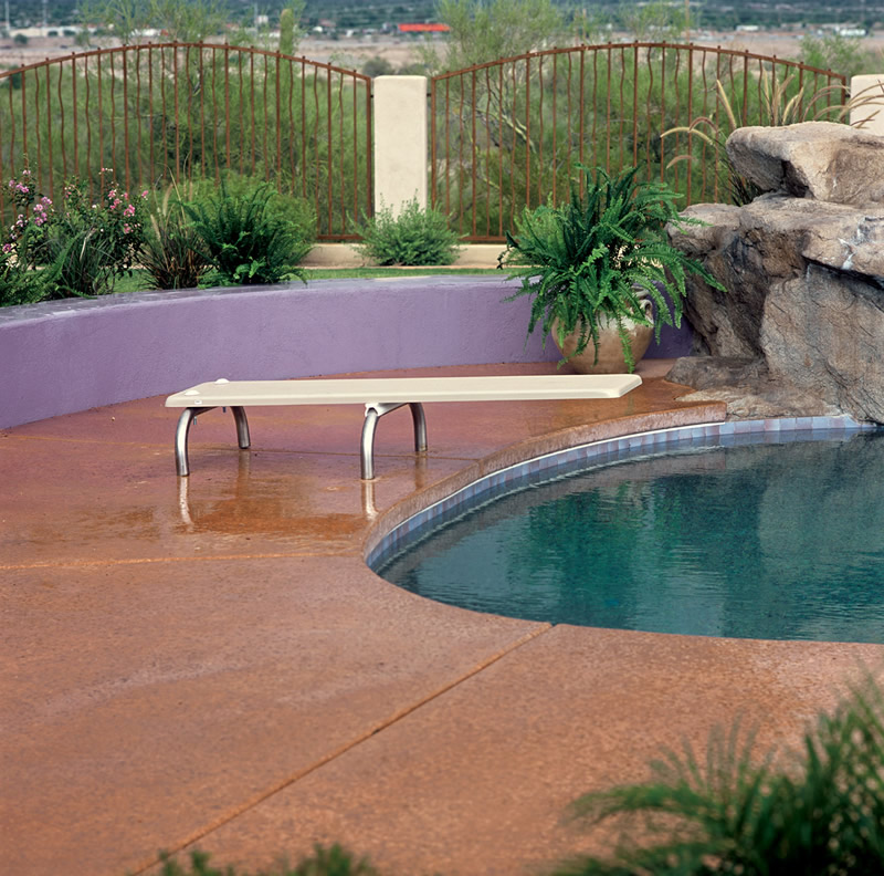 InterFab 12" U-Stand Base & 6' Diving Board
