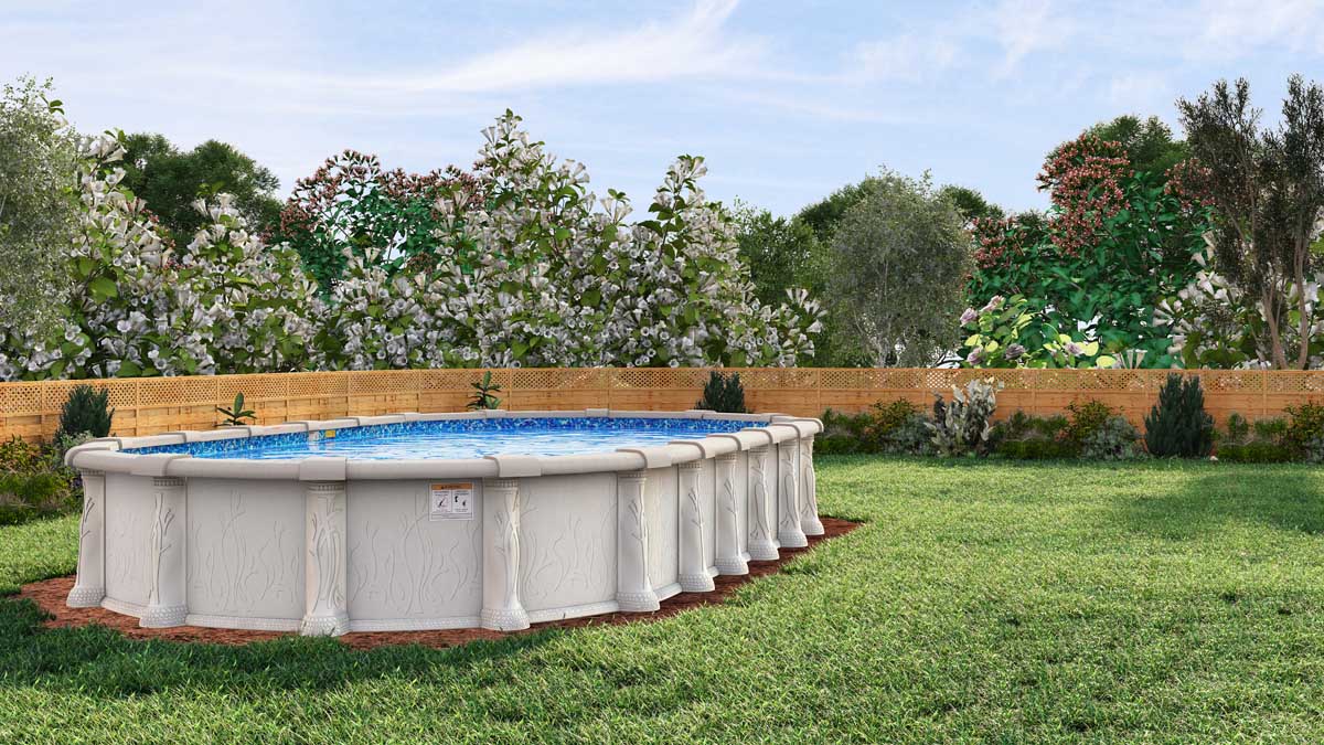 16' x 32' Oval 52" Embassy Saltwater Valencia by H.I.I. MFG of Doughboy