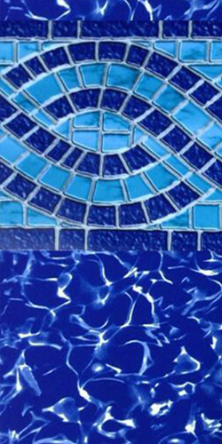 Liner Doctors 12' x 18' Oval Willow Creek 48" Unibead 25GA Liner